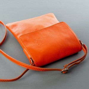 PRIMO SACCHI Ladies Italian Soft Leather Hand Made Crossbody Shoulder Bag Purse